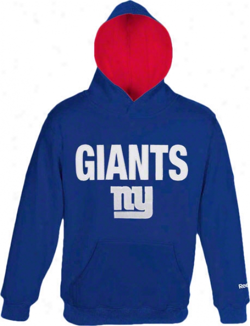 New York Giants Kids (4-7) Sportsman Fleece Hooded Sweatshirt