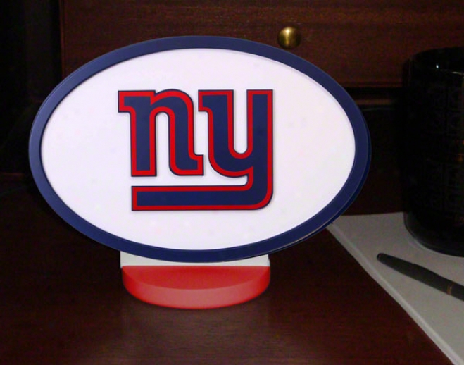 New York Giants Logo Art With Stand