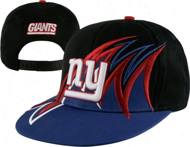 New York Giants Nfl Slash Snapback Hat