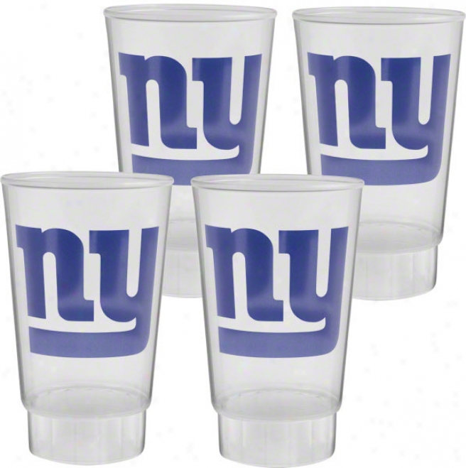 New York Giants Plastic Tumbler 4-pack
