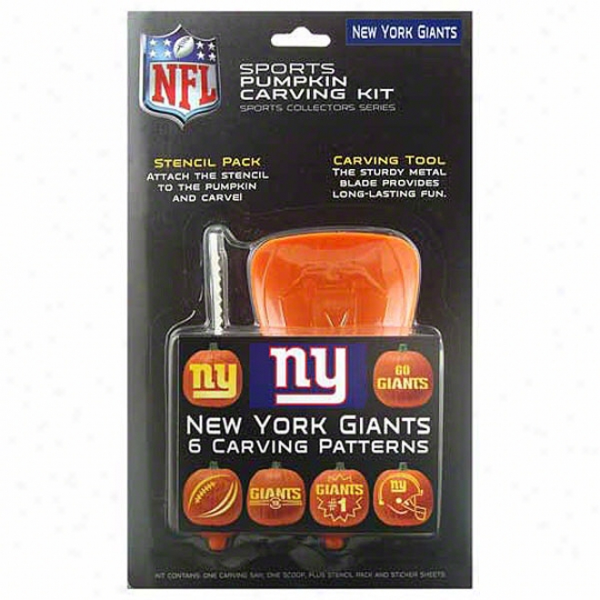 Just discovered York Giants Pumpkin Carving Kit