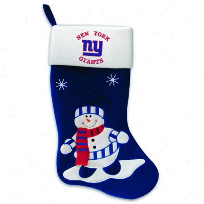 New York Giantts Snowman Stocking