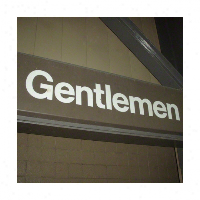New York Giants Stadiium Used Gentlemen's Sign
