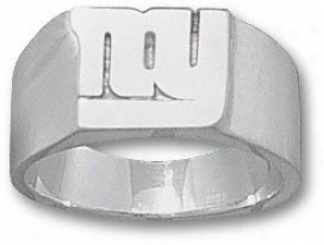 New York Giants Genuine Gentle ''ny'' 3/8'' Ring Size 7 1/4''