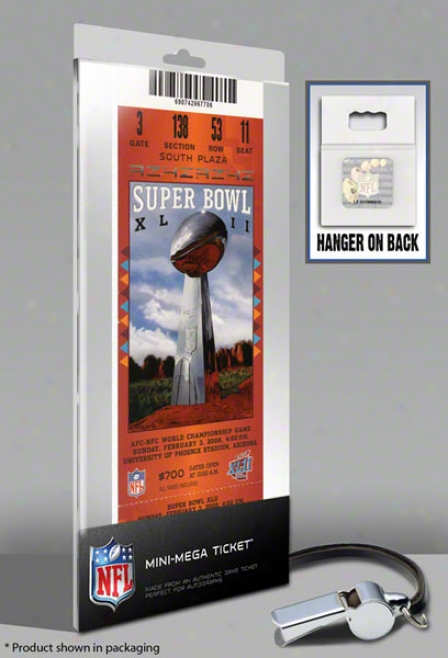 New York Giants Super Bowl Xlii Mini-mega Ticket