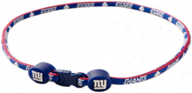 New York Giants Titanium Necklace