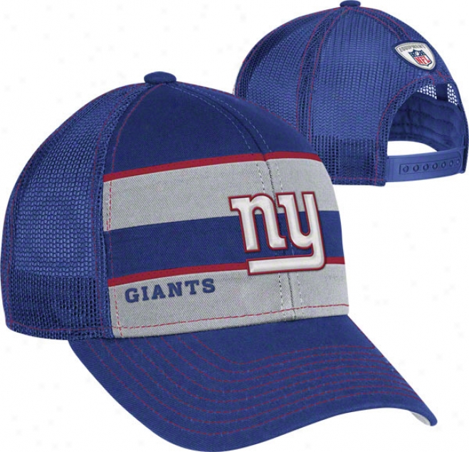 New York Giants Women's Hat: 20011 Player Hook Trucker Adjustable Hat