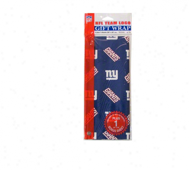 New York Giants Wrapping Paper