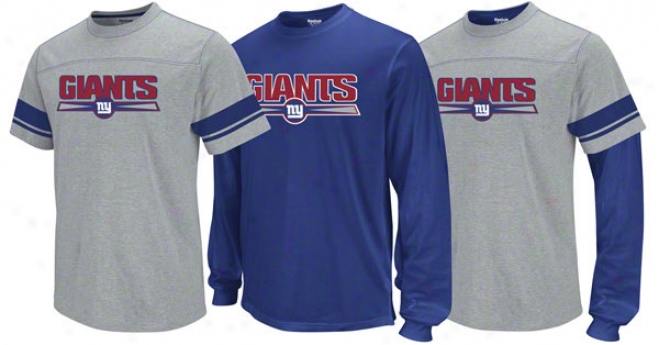 Recent York Giants Youth Option 3-in-1 T--shirt Combo Bundle
