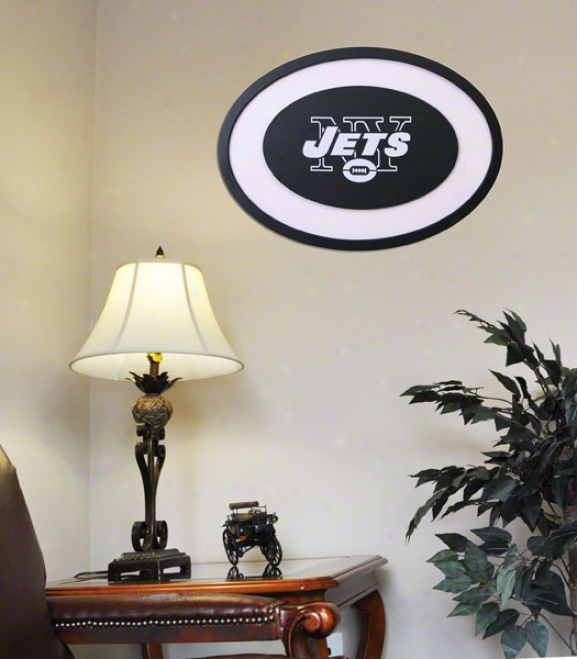 New York Jets 31 Inch Logo Wall Art