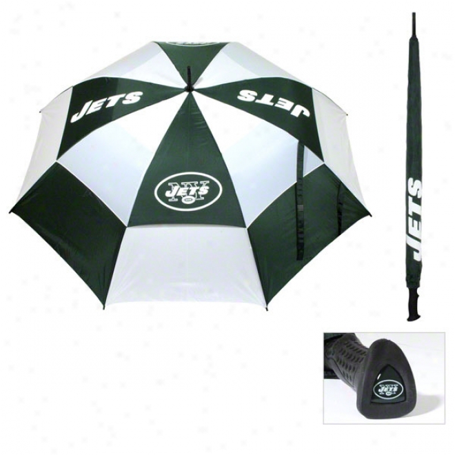 New York Jets 62'' Double Canopy Umbrella