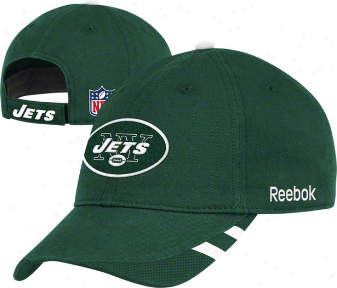 New York Jets Adjustable Hat: 2011 Sideline Slouch Hat