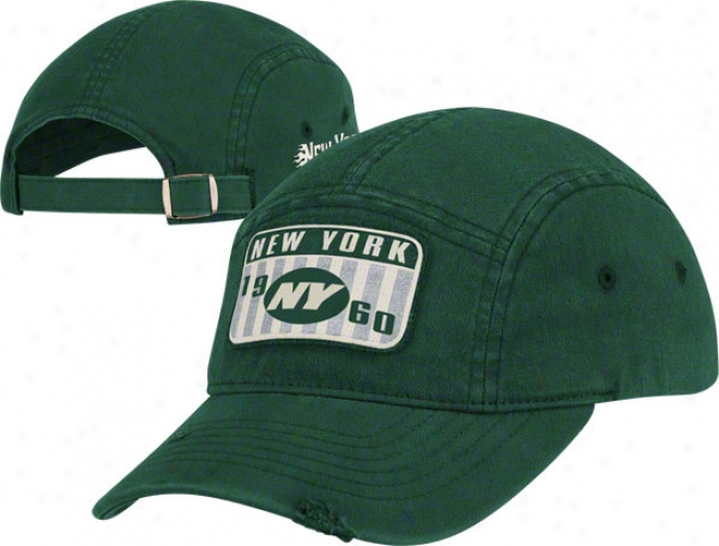 New York Jets Adjutable Hat: 5 Panel Lifestyle Hat