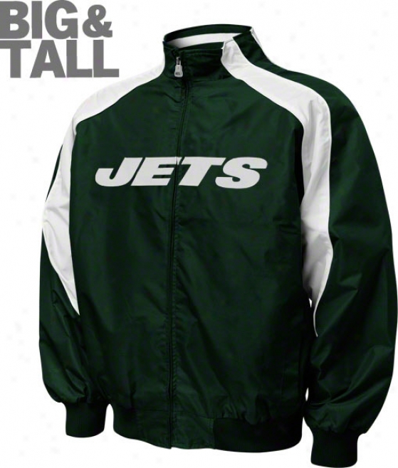 New York Jets Big & High Textured Full-zip Jacket