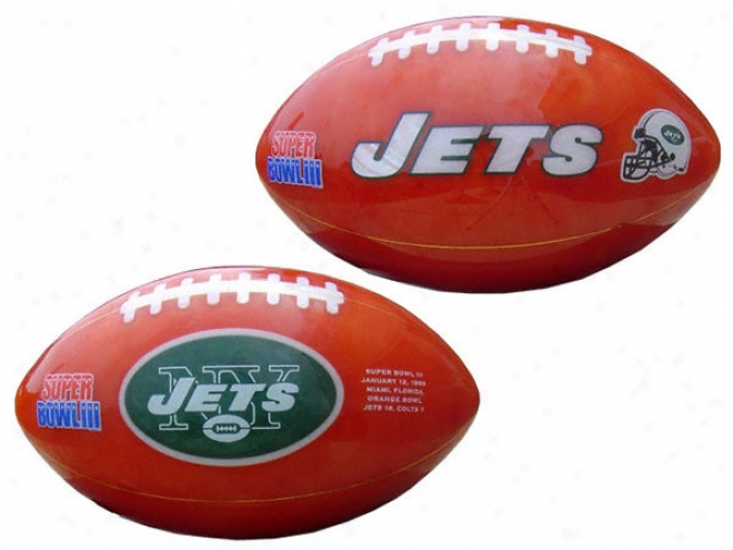 New York Jets Cut-stone Football