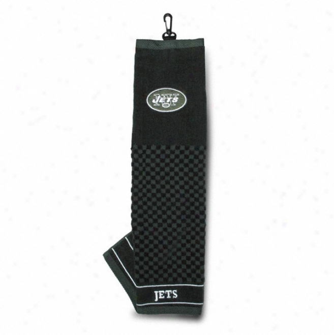 New York Jets Embroideeed Golf Towel