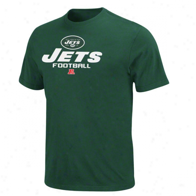 New York Jets Green Critical Victory V T-shirt