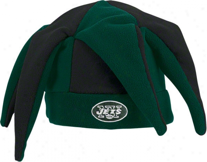 New York Jets Jester Fleeece Hat