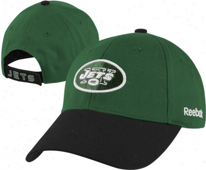 New York Jets Kid's 4-7 Colorblock Adjustable Hat