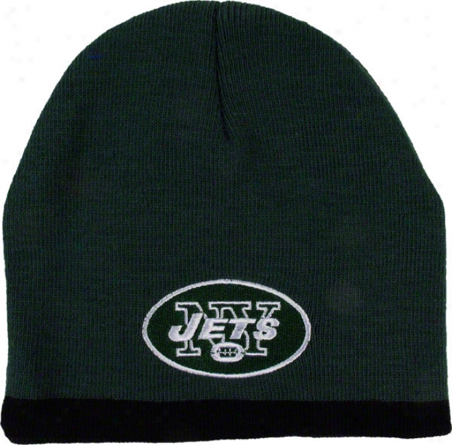New York Jets Kid's 4-7 Cuffless Knit Hat