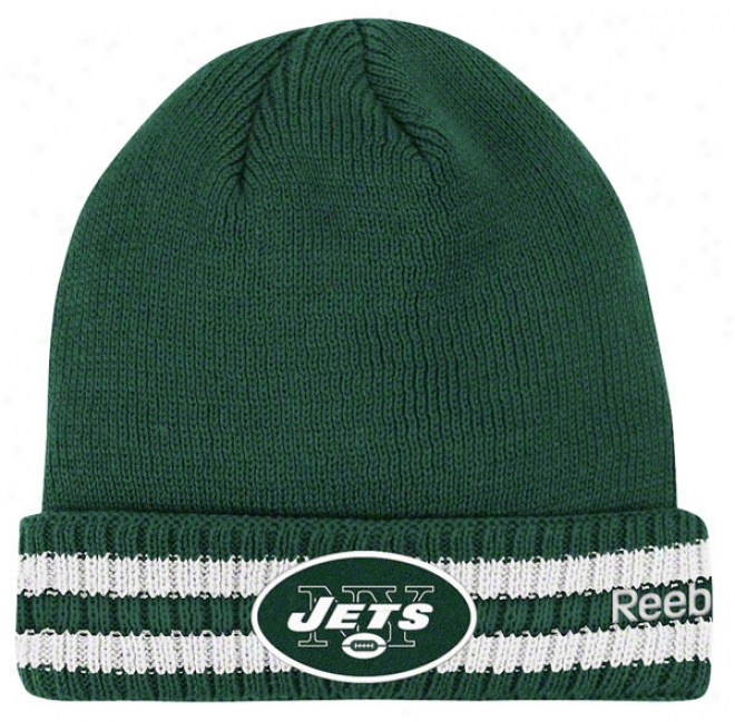 New York Jets Knit Hat: 2011 Coaches Sideline Cuffed Knit Hat