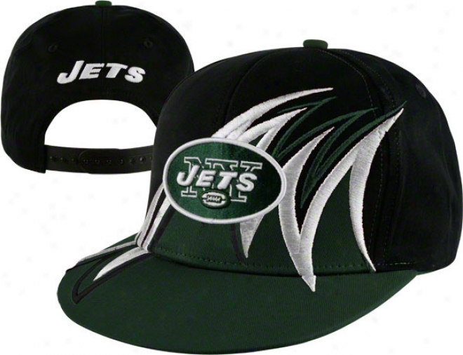 New York Jets Nfl Slash Snapback Hat