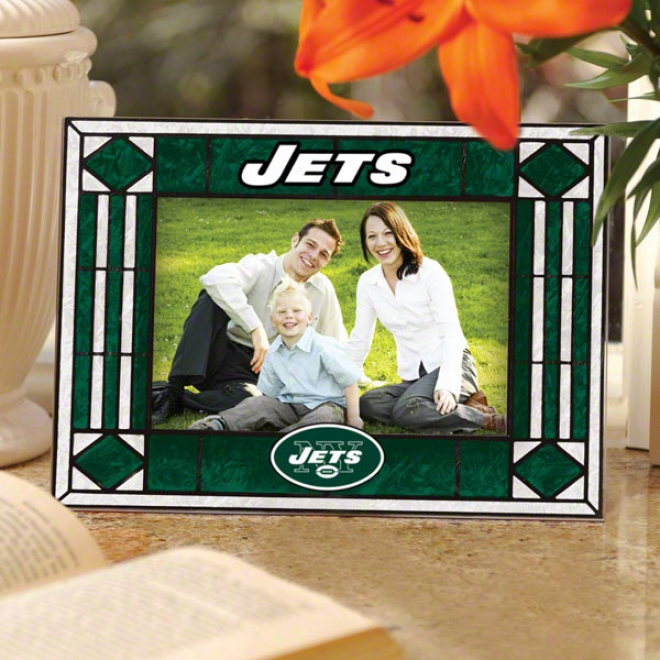 New York Jets Picture Frame: Horizontal Glas sFrame