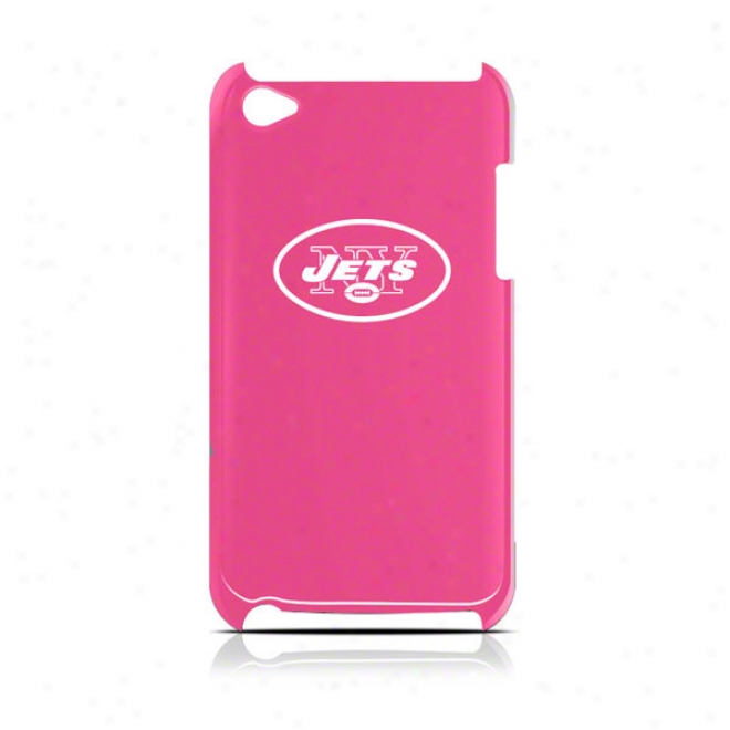 New York Jets Pink Ipod Touch 4g Hard Case