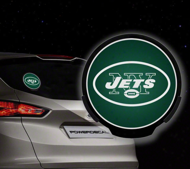 New York Jets Power Decal: Light Up Decal