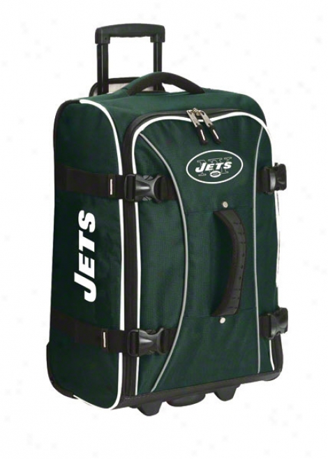 New York Jets Rolling Carry-on Suitcase