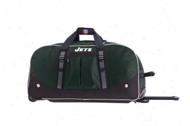 New York Jets Rolling Duffel Bag