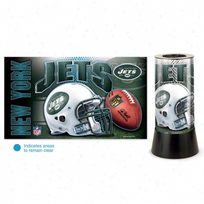 New York Jets Rotating Lampp