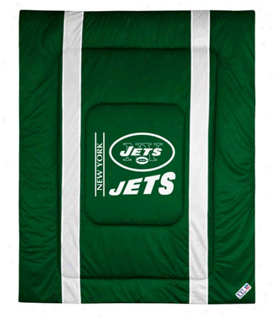 New York Jets Sideline Twin Comforter