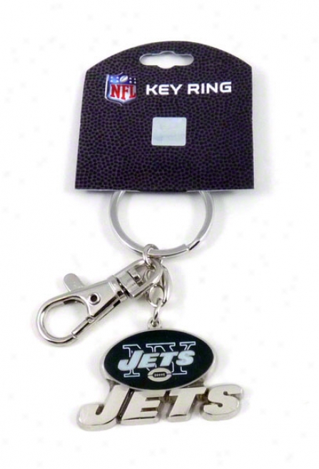 New York Jets Team Logo Heavywegiht Keyring