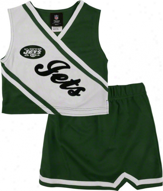 New York Jets Toddler 2-piece Cheerleader Set