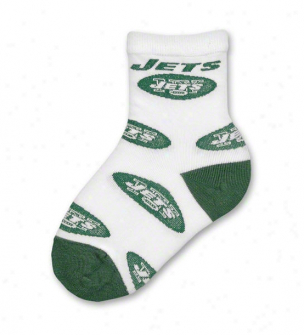 New Yoro Jets Tocdler Green Nfl Socks