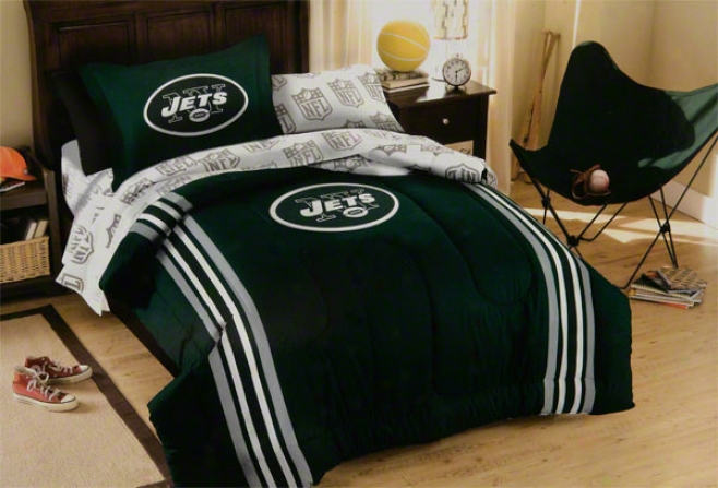 New York Jets Twin Comforter Set