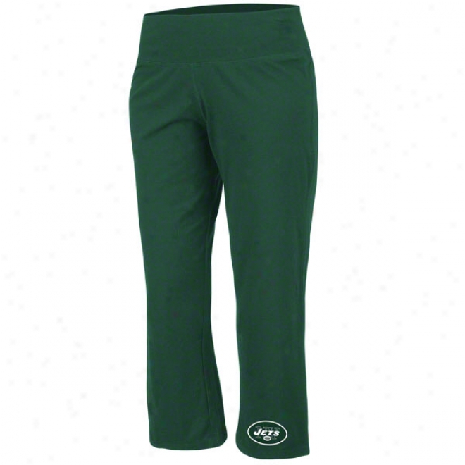 New York Jets Women's Classic Spread Unripe Cropped Pants