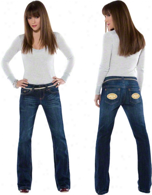 New York Jets Women's Denim Jeans - By Alyssa Milano