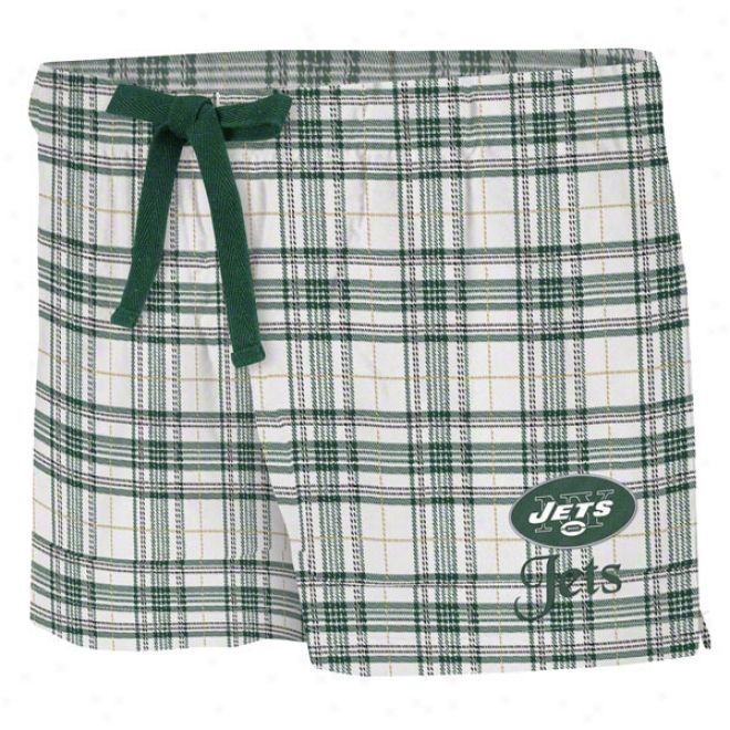 New York Jets Women's Mondsy Night Ii White Shorts