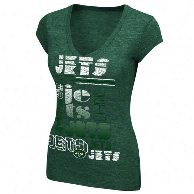 New York Jets Women's Victory Play Iii Green T-shirt