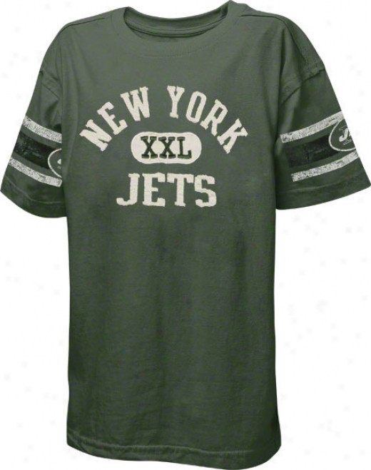 New York Jets Youth Xxl Graphic Vintage T-shirt