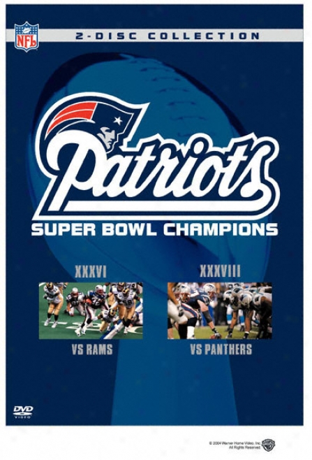 Nfl New England Patriots Super Bowl Chanps 2-pack Dvd