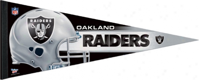 Oaklqnd Raiders 12x30 Premium Pennant