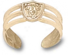 Oakland Raiders 14k Gold Logo Toe Ring