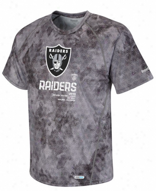 Oakland Raiders 2010 Sideline United Print Playing Speedwick T-shirt