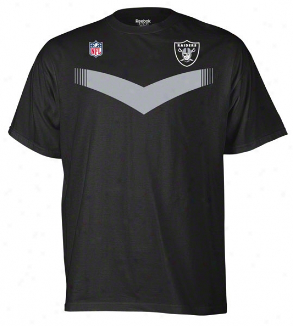 Oakland Raiders 2011 Sideline T And T Black T-shirt