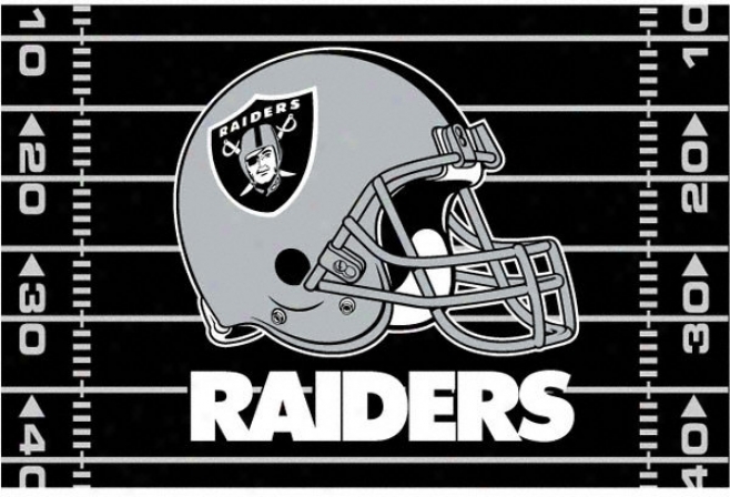 Oakland Raiders 39x59 Acrylic Tufted Rug