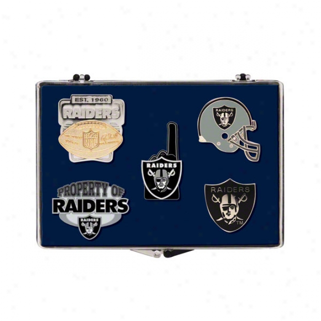 Oakland Raiders 5-pin Set