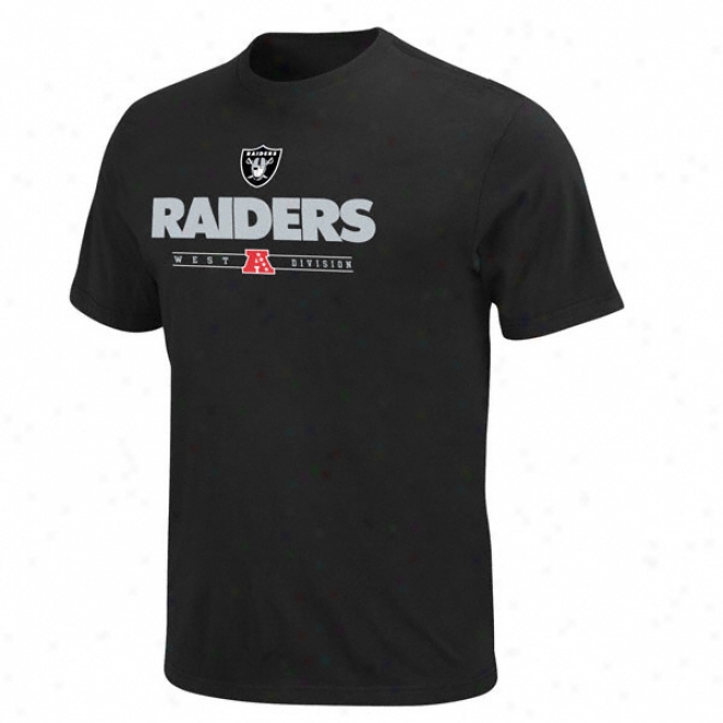 Oakland Raiders Black Critical Victory Iv T-shirt